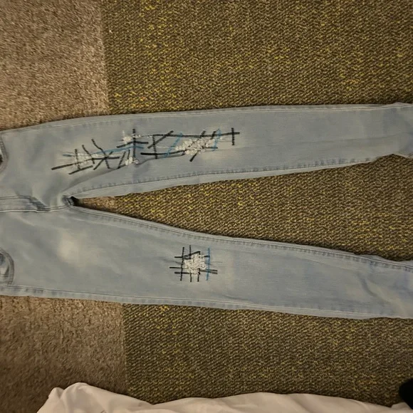 Blue Skinny Jeans - Picture 2 of 4